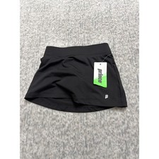 Prince Girls Match Core Skort Black Tennis Athletic Skirt XS 6-7 YPT17100 NEW