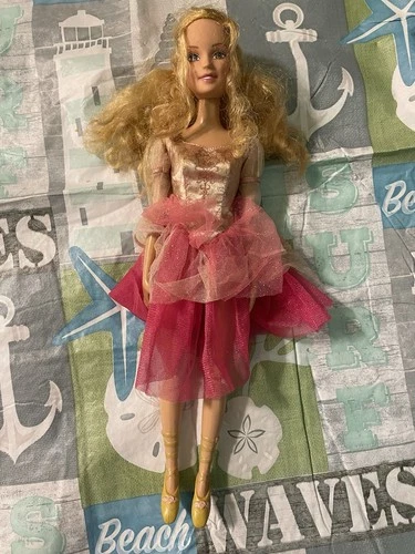 Barbie Doll Ballerina Dancing Princess Genevieve 15" Jointed Mattel