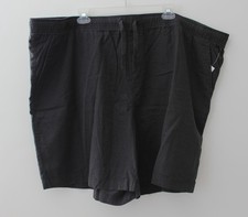 Old Navy Mens Linen Blend Jogger Shorts Black Jack Size XXXXL NWT