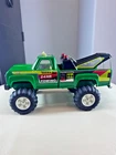 New ListingTonka Tow Truck Vintage 1062 Green Pressed Steel Wrecker 24 HR Towing USA 16"