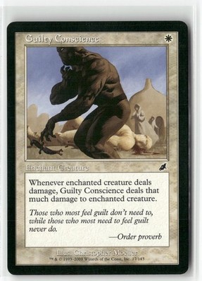 Guilty Conscience 17 Common Scourge Magic: The Gathering Near Mint
