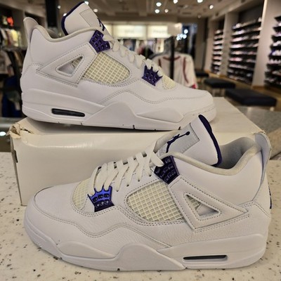 Size 10.5 - Jordan 4 Retro Mid Purple Metallic for sale  display picture 2