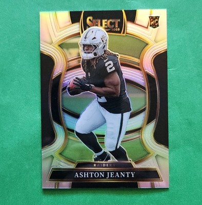 2025 Panini Select Silver Prizm #4 Ashton Jeanty RC Raiders