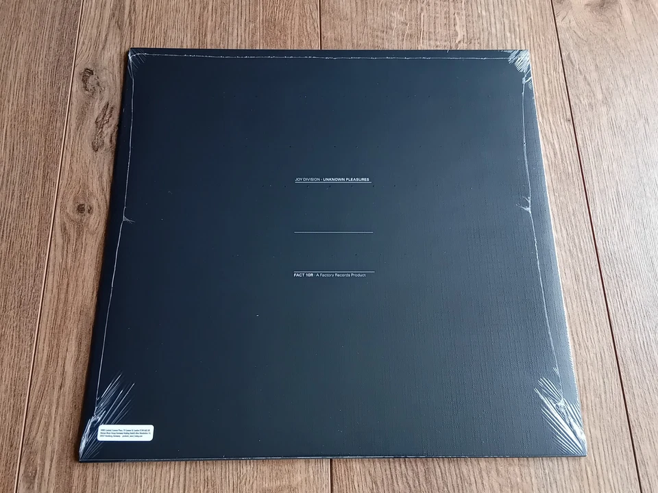 JOY DIVISION - UNKNOWN PLEASURES 180g LP 2015 RE TEXTURED REMASTERED NEW SEALED - Image 2 of 2