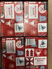 Caribou Coffee Reindeer Blend Keurig K-Cup Pods, Dark Roast Coffee 88 count
