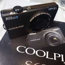 Nikon COOLPIX S6000 Compact Digital Camera Tested Working Seller Japan