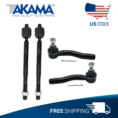 #ad 4 pcs⭐ TAKAMA ⭐ In out Tie Rod Ends for 20–24 COROLLA 16–22 PRIUS 19–22 AWD e $79.05