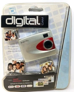 Sakar Digital Cam 3-In-1 Camera Point Shoot W/ Image Manager 0.3 MP Digital #D16