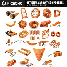 NICECNC Engine Oil Filter Cover Cap Plug/Chain Guard For KTM 690 Enduro R 14-18