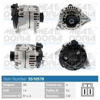Meat & Doria Generator FüR Mitsubishi Carisma Da_ 1.8 16V GDI 1.6