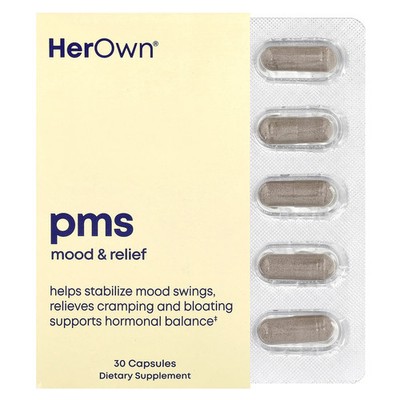 PMS, Mood & Relief, 30 Capsules