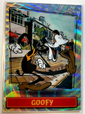 2026 Topps Chrome Neon Disney MSSP-19 Goofy SSP RARE Refractor | eBay