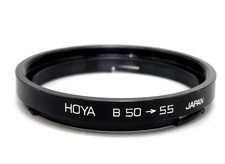 Vintage Hoya B50 To 55mm Filter Adapter Ring For Hasselblad C  CT Lenses. EX 