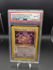 Team Rocket's Meowth 18/53 Wotc Promo PSA 8