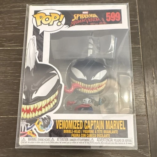 Funko Pop! Marvel Maximum Venom Venomized Captain Marvel Bobblehead 599