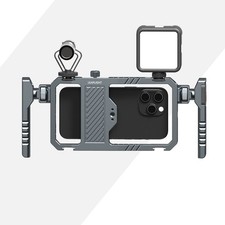 Phone Cage Video Rig Kit Handheld Vlogging Case Stabilizer for Iphone / Samsung