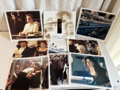 Titanic Filmzelle und 8 Szenenfotos kultiger Moment im Film selten 