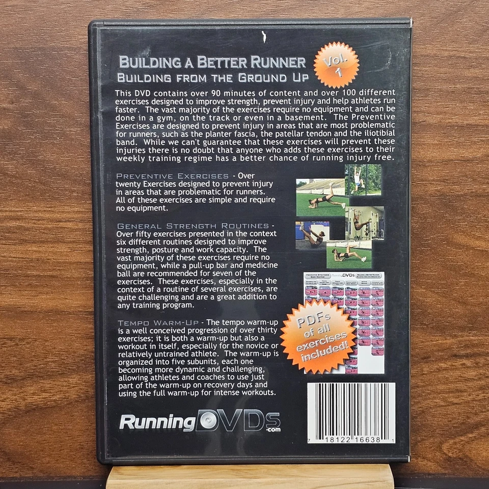Building Better Runner DVD Fitness Workout Training Form Strength Program Vol 1 - Image 2 of 2