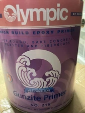 Olympic Pool Paint - Gunzite Primer 1 Gal Two-Part Epoxy for Plaster & Concrete