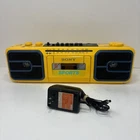 Sony CFS-950 Sports AM/FM Stereo Radio Cassette Boombox WORKS Broken Handle