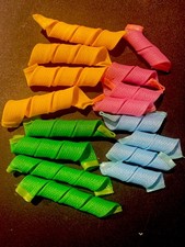 SOFT SPIRAL CURLERS. 16 Pieces. 4 Sizes
