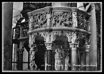 Ansichtskarte Pisa / Pulpito di G. Pisano - Italien