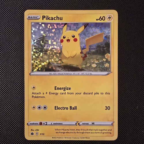 Pokemon TCG Pikachu McDonald's Collection 2022 7/15 Holo 60 HP EN 2022