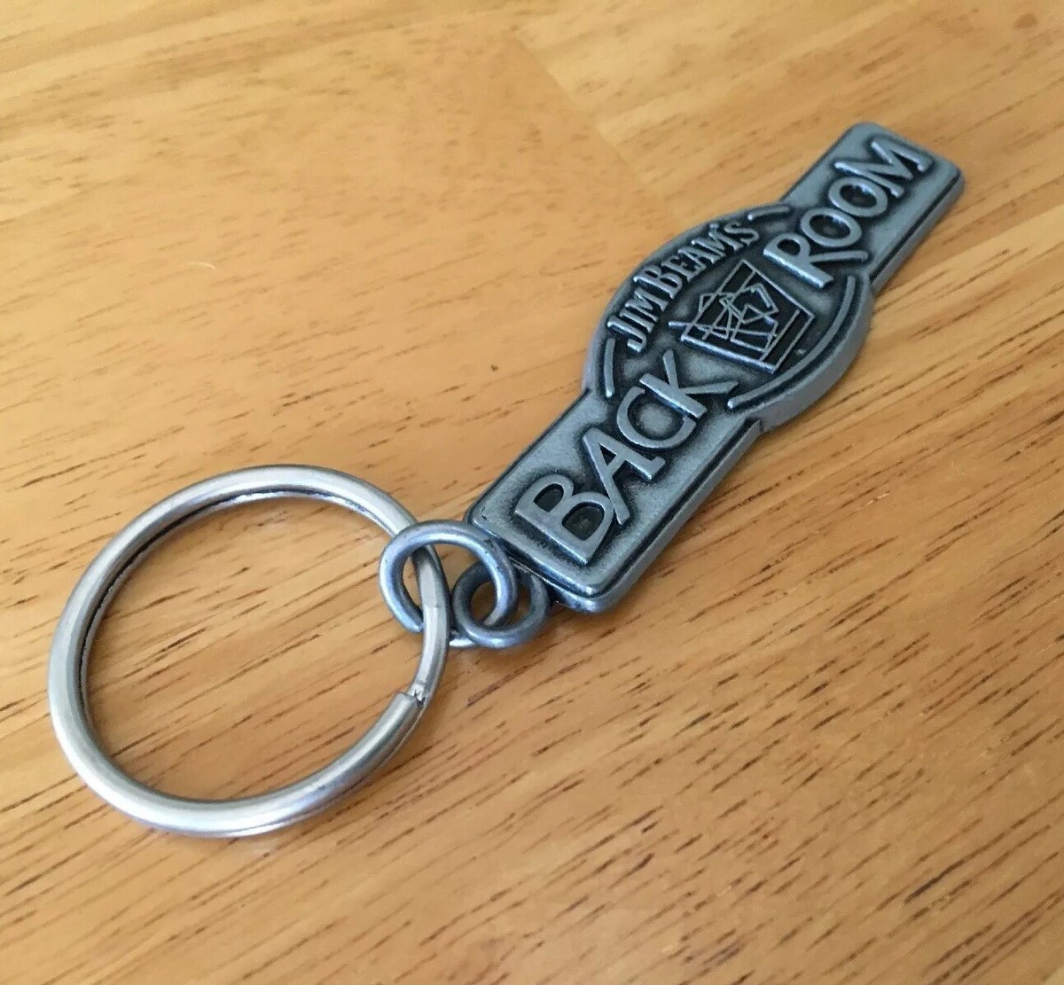 JIMWAG KEY RING（ BOOBANBEEP）ブーバンビー Vintage Keychain JIM BEAM Key Ring Metal Fob BACK ROOM