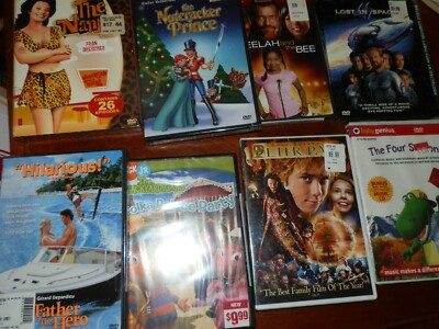 Lot Of 8 Factory Sealed Kids Dvds Low Shipping Lot 1