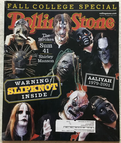 Rolling Stone Magazine October 11, 2001 SLIPKNOT - Aaliyah Tribute 1979-2001 - Picture 2 of 12