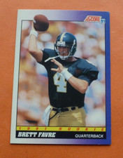 1991 Score Football, Brett Favre RC #611, Green Bay Packers