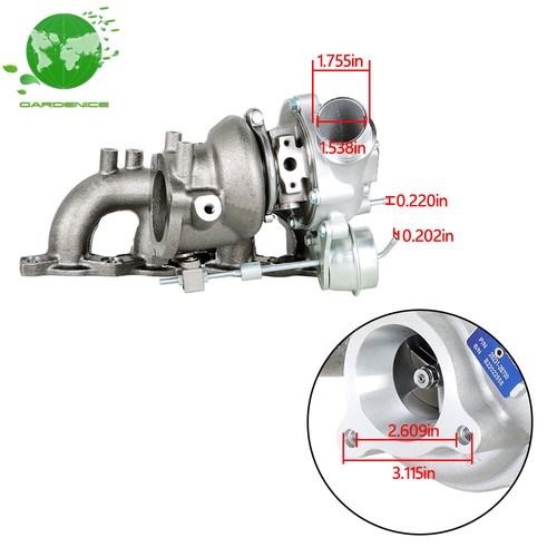 For 2013-2017 Kia Forte Hyundai Veloster 1.6L Turbo Turbocharger 28231-2B700 - Picture 7 of 12
