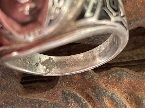 Vtg 1975 School Class Colleg ? Josten Sterling Ring Signet Sz 8.75 - Picture 8 of 12