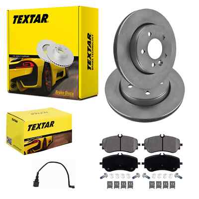 TEXTAR BREMSSCHEIBEN 300mm + BELÄGE HINTEN passend für VW CRAFTER 2 + MAN TGE