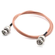 BNC MALE TO BNC MALE RG316 50-OHM COAX CABLE JUMPER PIGTAIL 1 FT/3 FT (30/100CM)