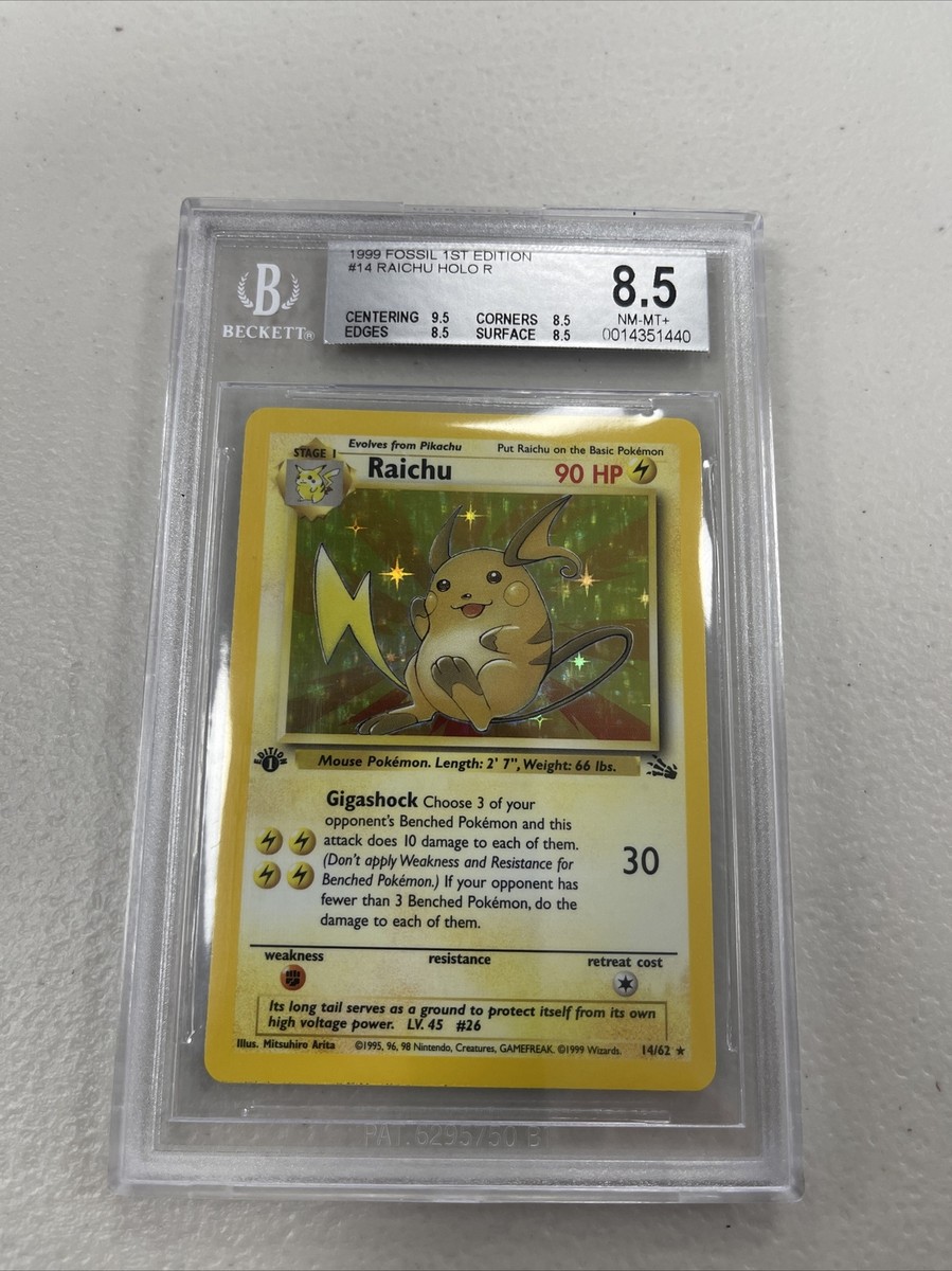 1st edition Raichu 8.5 MINT Pikachu | eBay