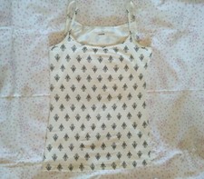Tezenis canotta tank top stampa hamsa hand mano di Fatima bianco