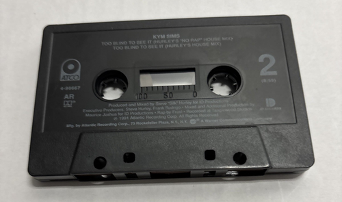 Kym Sims Too Blind To See It Cassette Single. Pop, Dance, Rap. 1991 ATCO - Picture 8 of 9