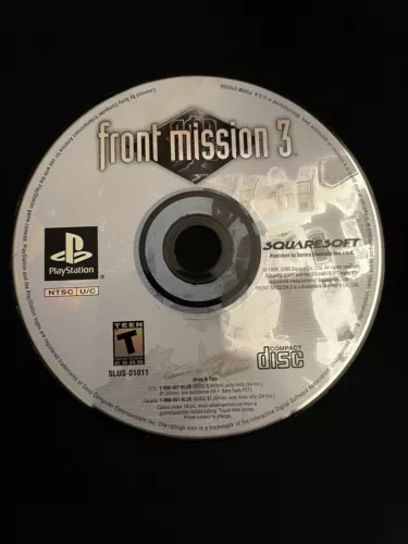 Front Mission 3 Ps1 disc only