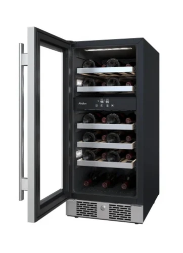 Avallon AWC152DZLH 15In Wide 23 Bottle Capacity Dual Zone Wine Cooler Left Door - Picture 2 of 8