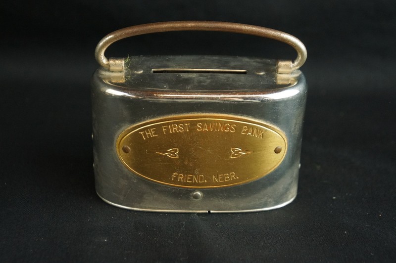 Rare unique money bank ca. 1900 part of collection [Y8-W7-A8]