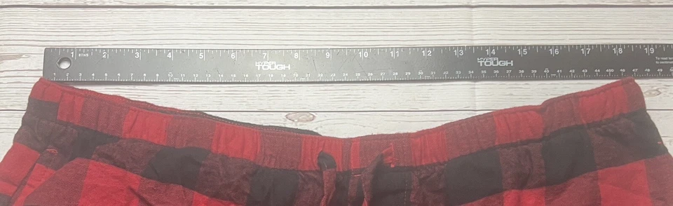 Pantalones de salón Gap rojo carbón búfalo franela a cuadros para hombre talla X-grande Foto 3 de 4