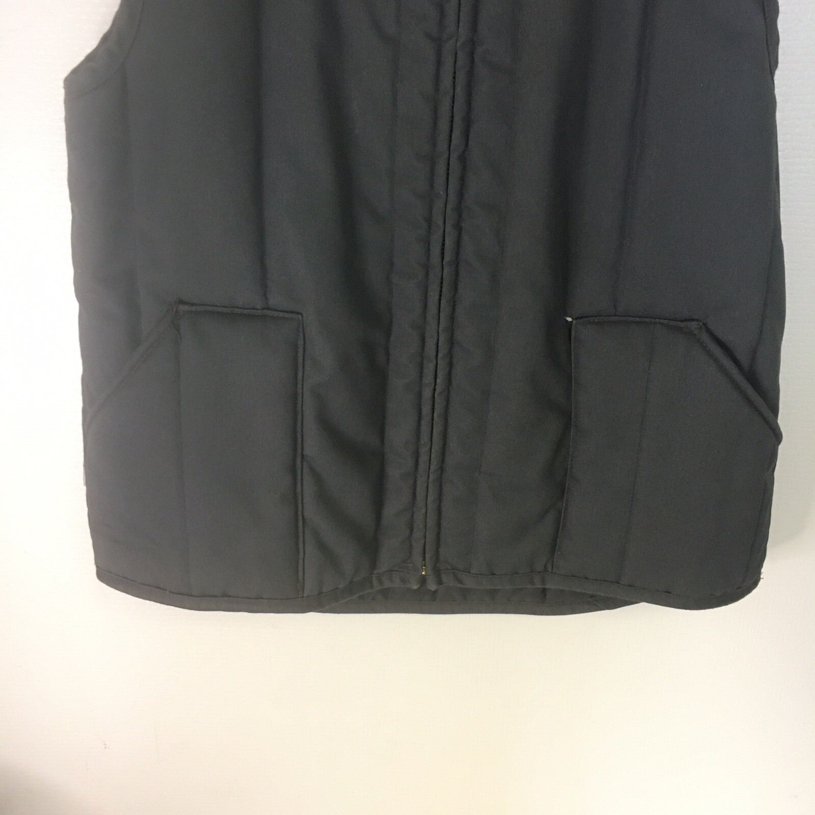 RED KAP Mens Quilted Vest Sz Large Dark Gray / Blue eBay