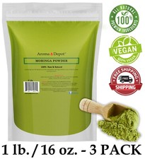 Moringa Powder 3 lbs. x3 Individual -1lb 100 Pure Natural Leaf oleifera 3PACK