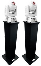2 Chauvet DJ Intimidator Spot 260X White Moving Head Lights Black Totem Strands