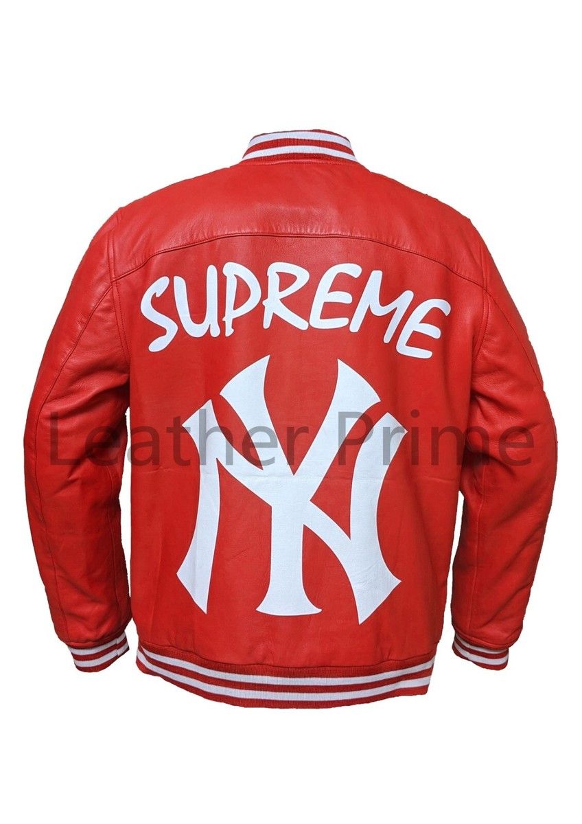 Letterman NY Yankees Varsity 100% Genuine Leather Jacket All Color