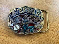 Vintage Branson Missouri Music USA Belt Buckle 1985