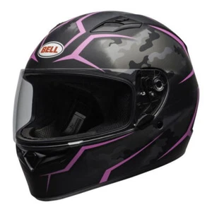 Bell Qualifier STD Stealth Motorcycle Helmet Matt Black Pink