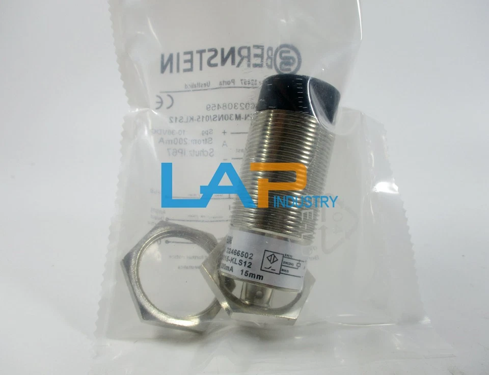 1PCS NEW For Bernstein Proximity Switch KIN-M30NS/015-KLS12 10-36VDC 200mA - Image 3 of 4