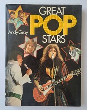 Great Pop Stars by Andy Gray. Pre Owned Hardcover Book in Excellent Condition